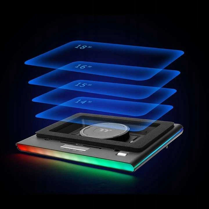 Thermaltake Aušinimo dėklas skirtas notebooka Massive EXTREME (10~18 cali, HUB, LED)