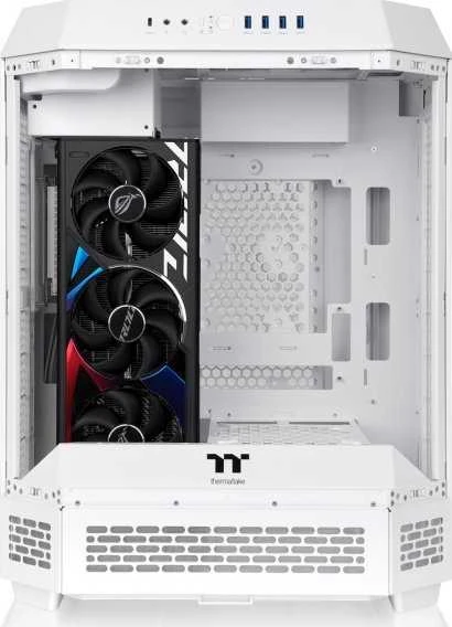 Thermaltake Bokštas 600 Sniego Baltas
