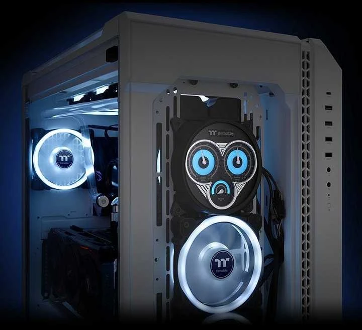 Thermaltake Pacific TF3 skydelis su šviečiančiais rodikliais