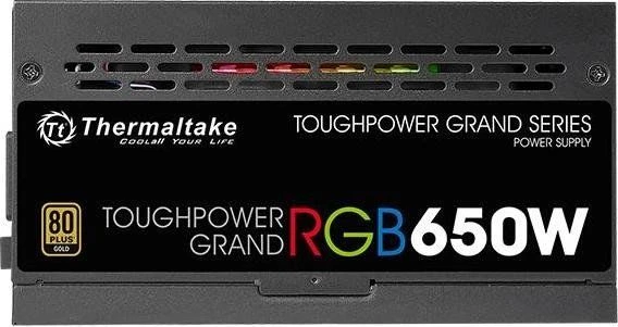 Maitinimo šaltinis Thermaltake Maitinimo šaltinis Toughpower Grand RGB Sync 650W Mod. (80+ Gold, 4xPEG, 140mm)
