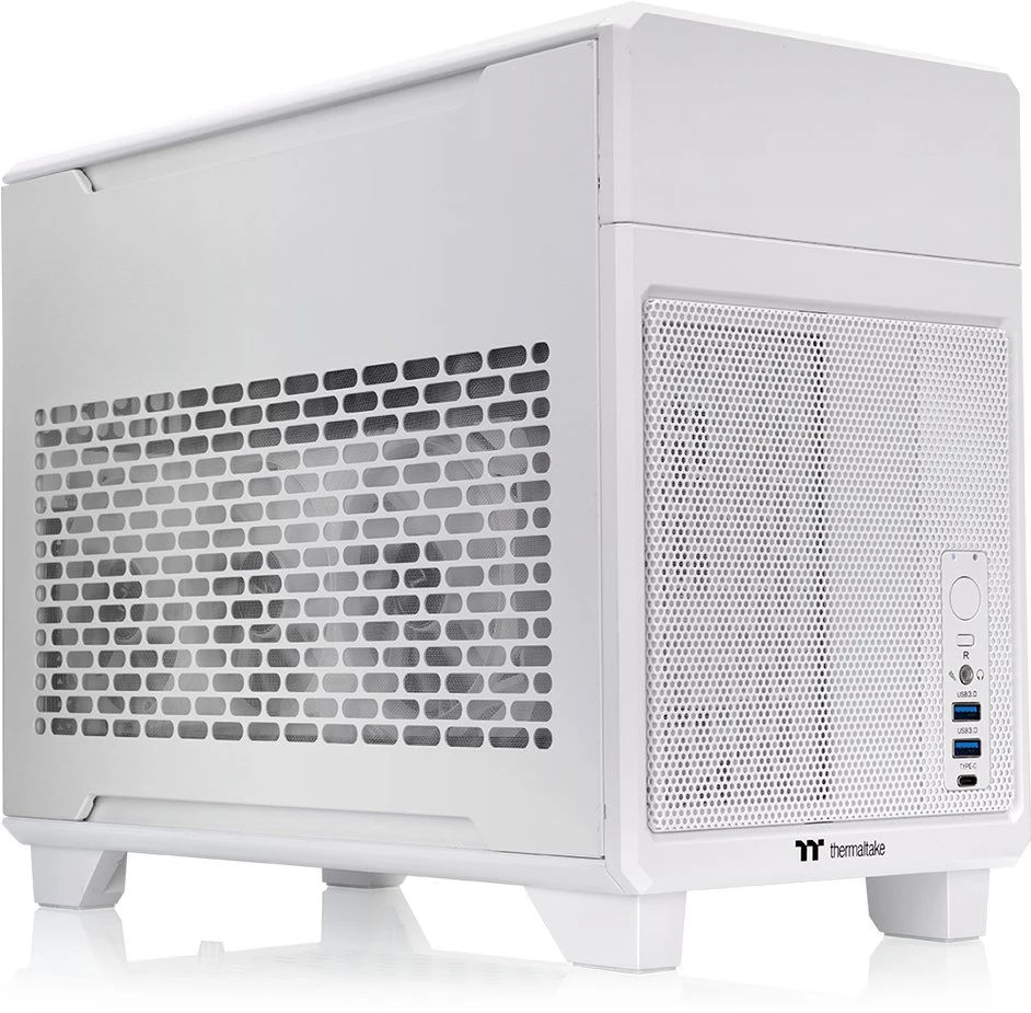 Thermaltake TR100, bokšto tipo korpusas - baltas