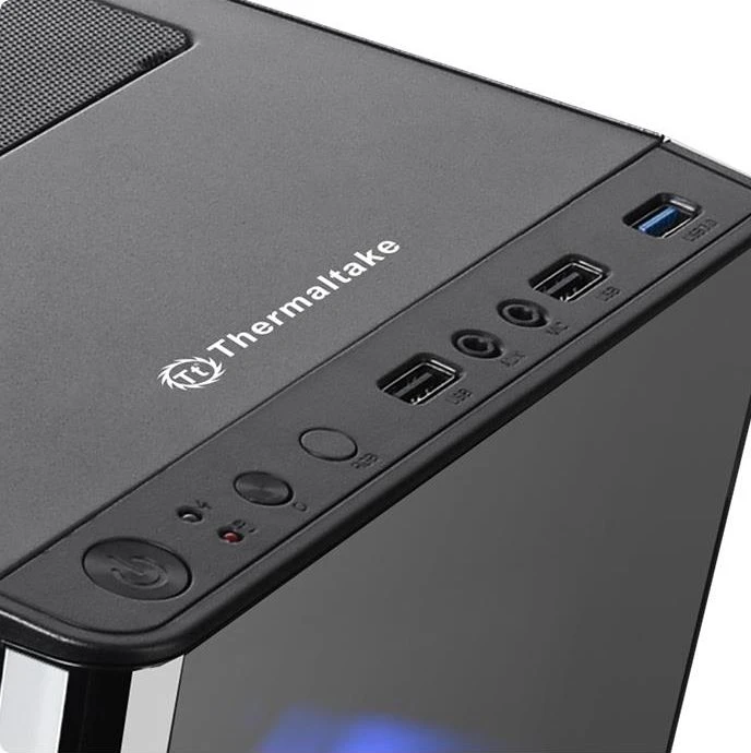 Thermaltake V200 TG RGB Edition dėklas (CA-1K8-00M1WN-01)