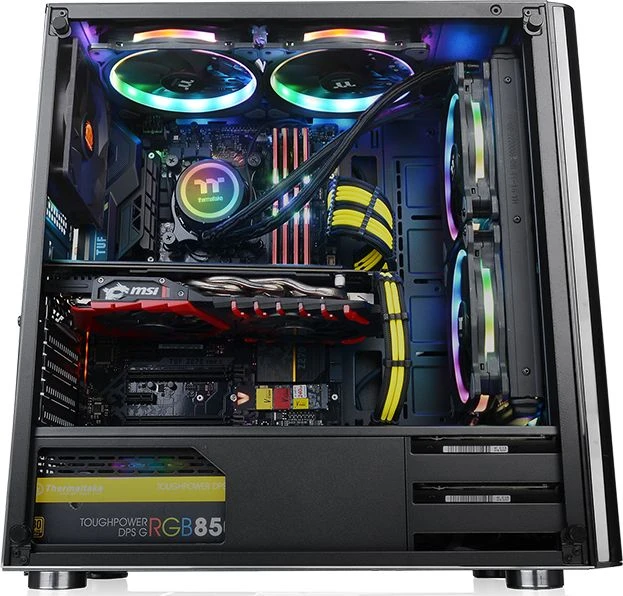 Thermaltake V200 TG RGB Edition dėklas (CA-1K8-00M1WN-01)