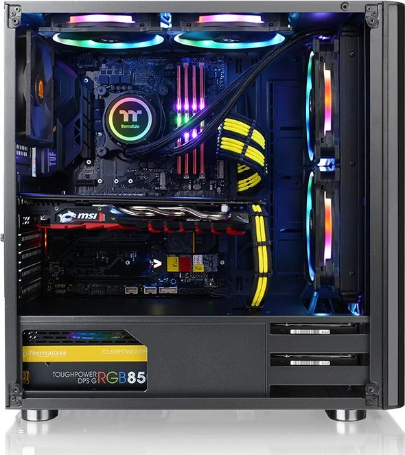 Thermaltake V200 TG RGB Edition dėklas (CA-1K8-00M1WN-01)