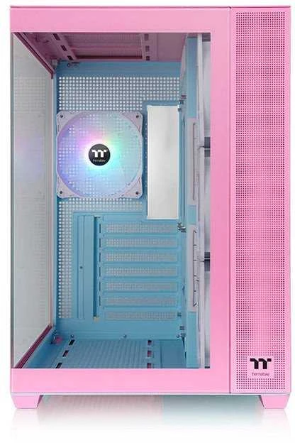 Rožinė Midi Thermaltake View 380 TG ARGB Bubble Rožinė
