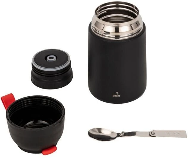 Thermos Pietų termosas STO-3 0,6 l juodas (MPM-AK-059-23)