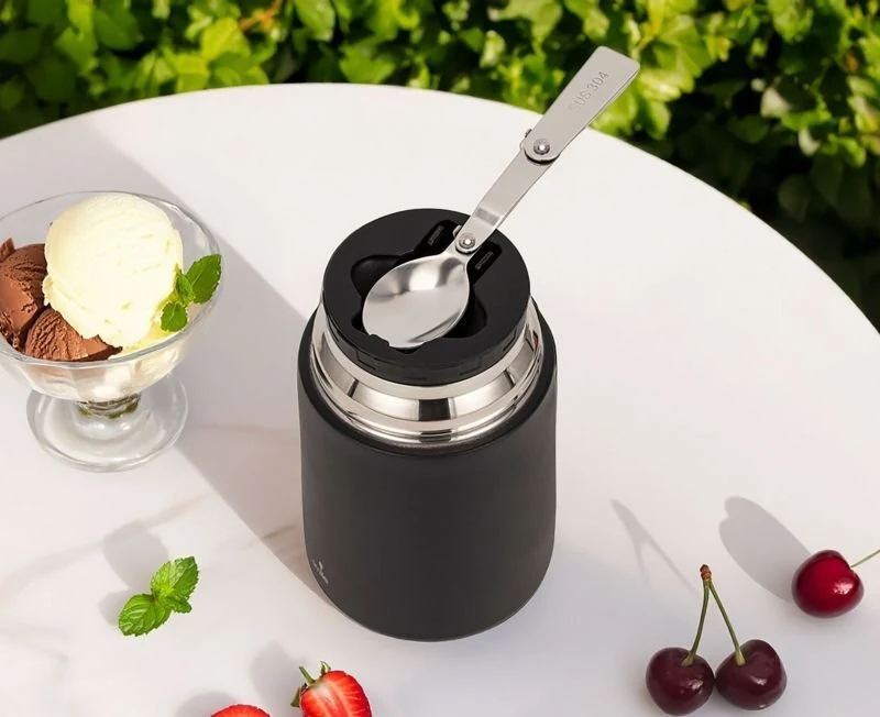 Thermos Pietų termosas STO-3 0,6 l juodas (MPM-AK-059-23)