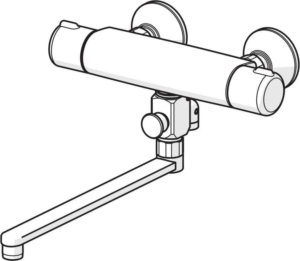 Oras Maišytuvas von/duš 30cm su termostatu Nova 7446X