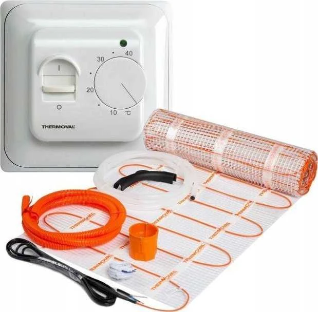 Thermoval TV šildymo kilimėlis TO 50 170/ 1,0 m2 vienpusis šildymo kilimėlis. varomas