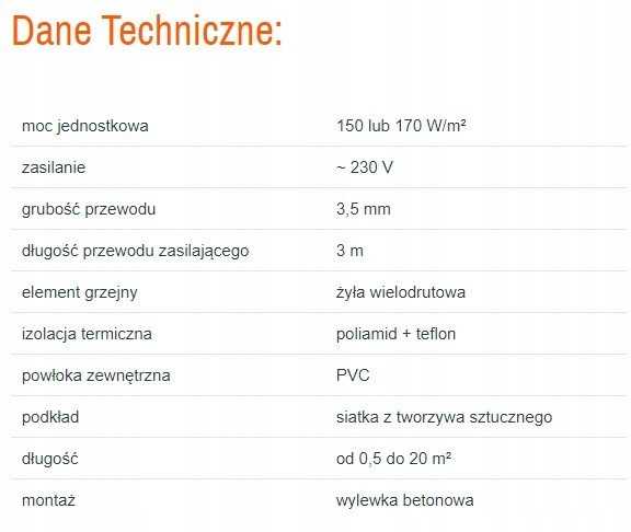 Thermoval Šildymo kilimėlis TV TO 50 170W/m2, 9m2, vienpusis maitinimas 230V