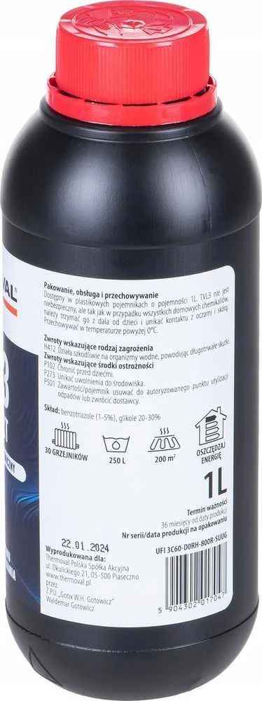 Thermoval Anti-Dirt valymo priemonė (1 litras)