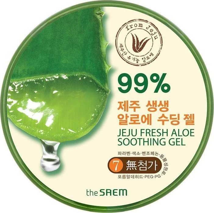 theSaem The Saem Jeju Fresh Aloe universalus gelis su alaviju 99%-300ml