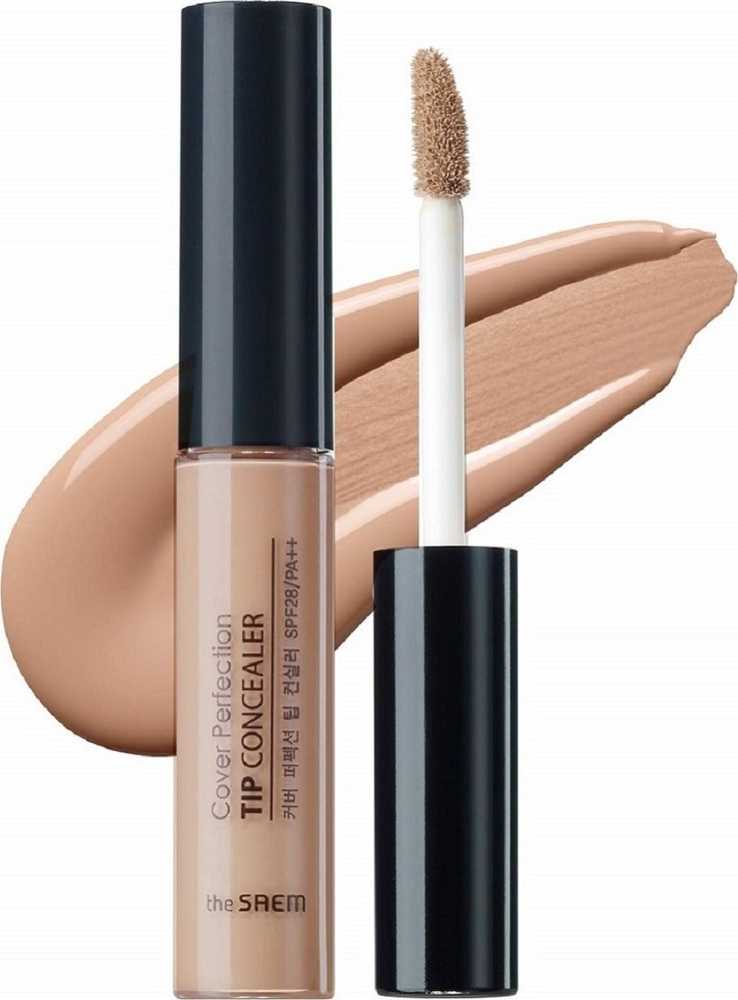 theSaem Saem Cover Perfection Tip Maskuoklis veido korektorius 6 g smėlio (2)