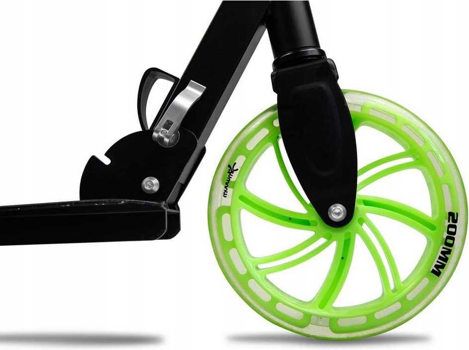 THI Sale! MUUWMI Aliuminio Scooter Glow scooter 200 mm žalias AU 621