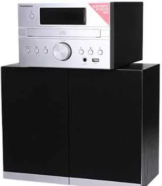 Muzikinis centras Garso Sistema - Thomson Micro Sound System BT CD/MP3/USB Pilkas