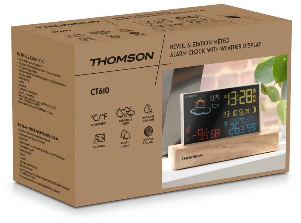 Thomson CT610 - meteorologinė stotelė su žadintuvu