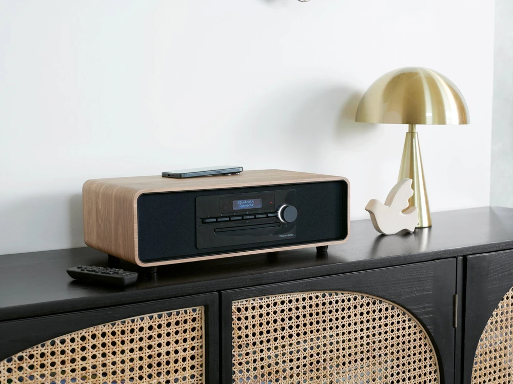 Muzikinis centras Thomson Thomson Mini Tower COZY Bluetooth CD radijas DAB radijas 60W