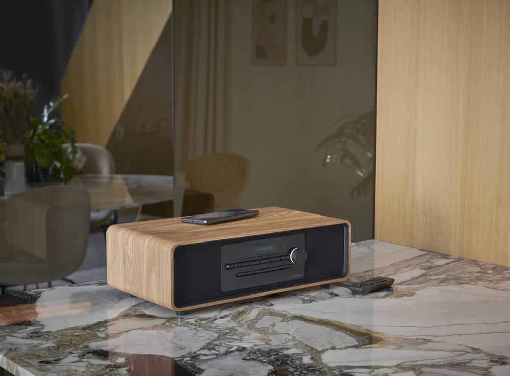 Muzikinis centras Thomson Thomson Mini Tower COZY Bluetooth CD radijas DAB radijas 60W