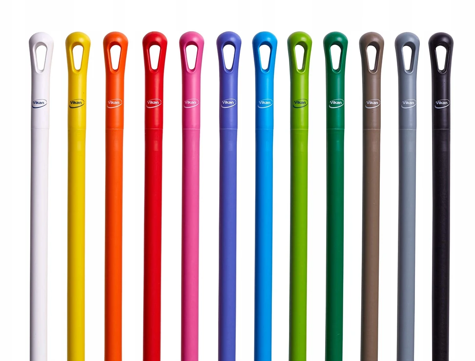 Vikan Threaded handle, Vikan, 150cm, Ø3.2cm, juodas, glass/PP, ultra hygienic