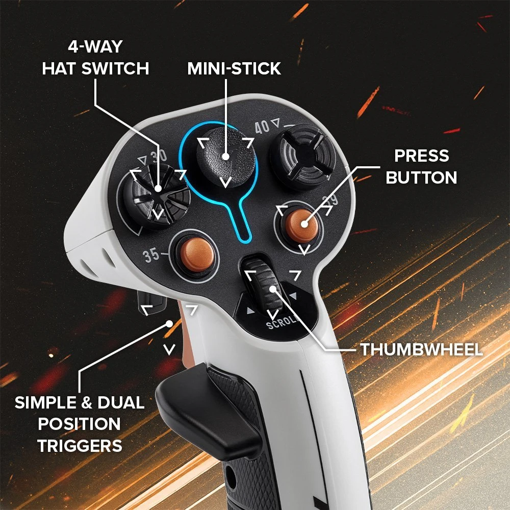 Žaidimų valdiklis Thrustmaster Sol-R 2 HOSAS Space Sim Duo