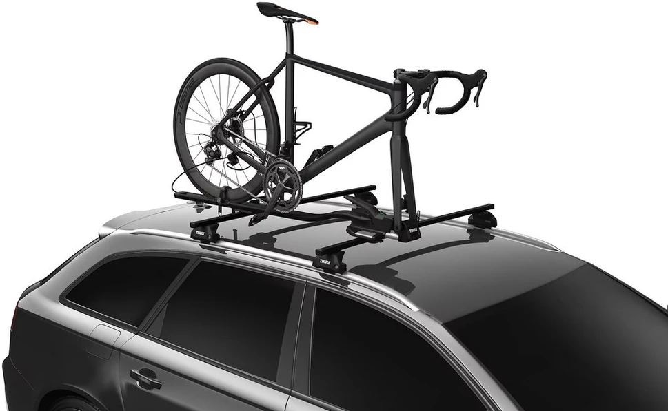 Thule 889900, Dviračių laikiklis, Tvirtinamas ant stogo, Juodas