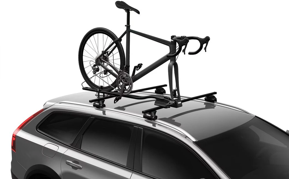 Thule 889900, Dviračių laikiklis, Tvirtinamas ant stogo, Juodas