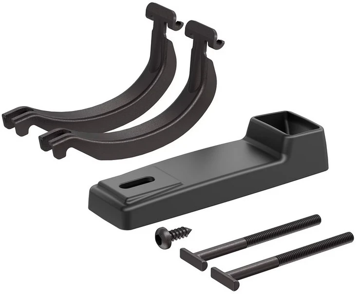 Thule 889900, Dviračių laikiklis, Tvirtinamas ant stogo, Juodas