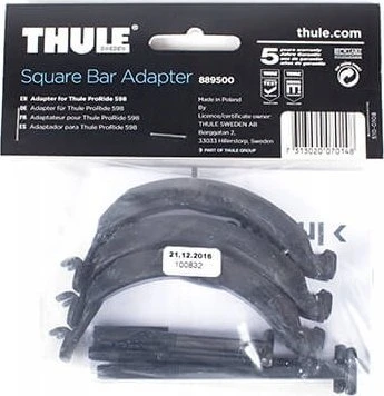 Thule Proride 598 adapteris kvadratiniams skersiniams