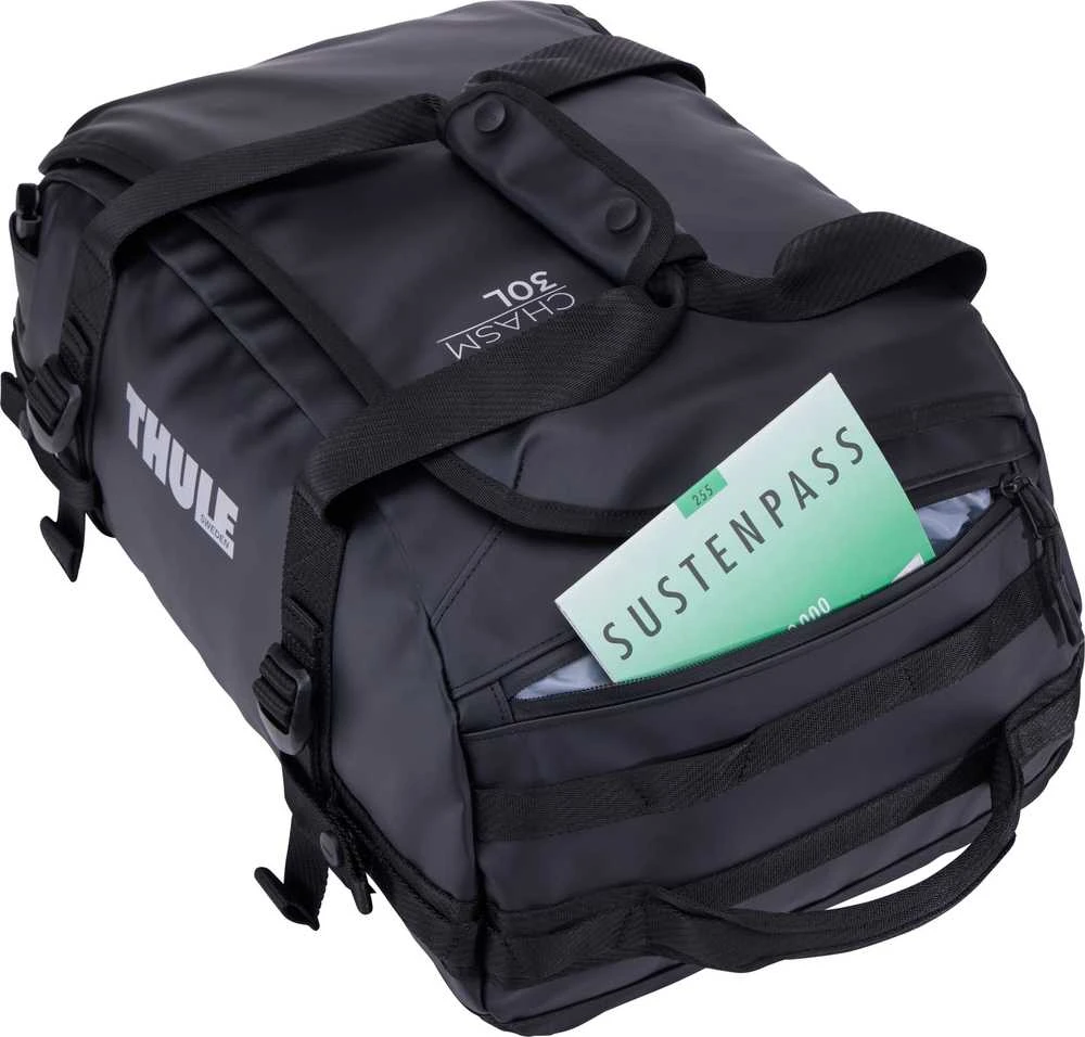 Kelioninis Thule | Duffel Bag, 30L | Chasm | Atsparus vandeniui | Juodas