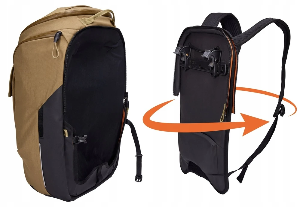 Thule Paramount Hybrid Pannier 26L kuprinė – Nutrijos ruda