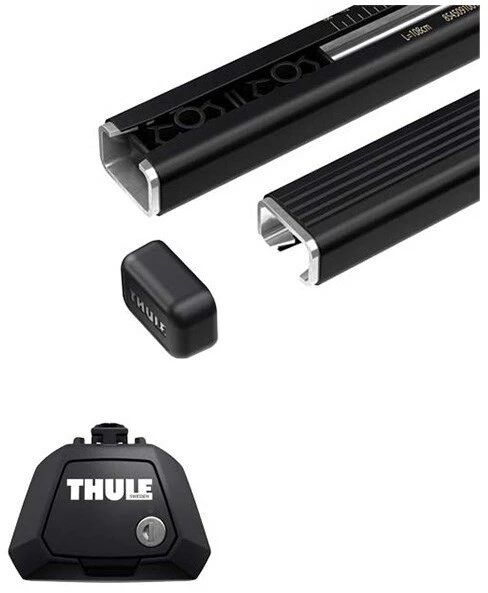 Thule „Squarebar Evo“ stogo bagažinės komplektas turėklams 150 cm