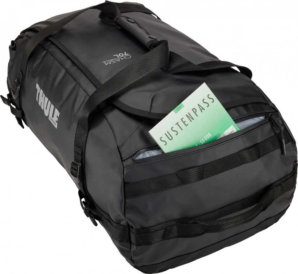 Thule | 70L Bag | Chasm | Duffel | Atsparus vandeniui | Juodas