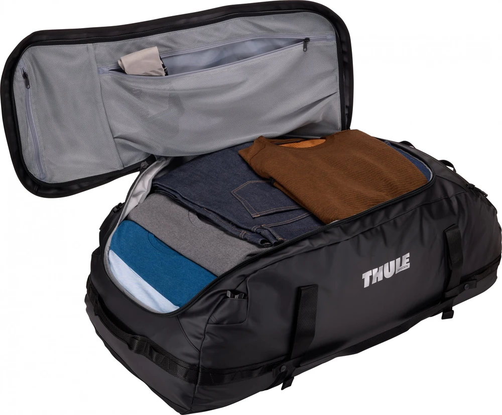Kelioninis Thule | Chasm | Duffel bag | Atsparus vandeniui | Juodas