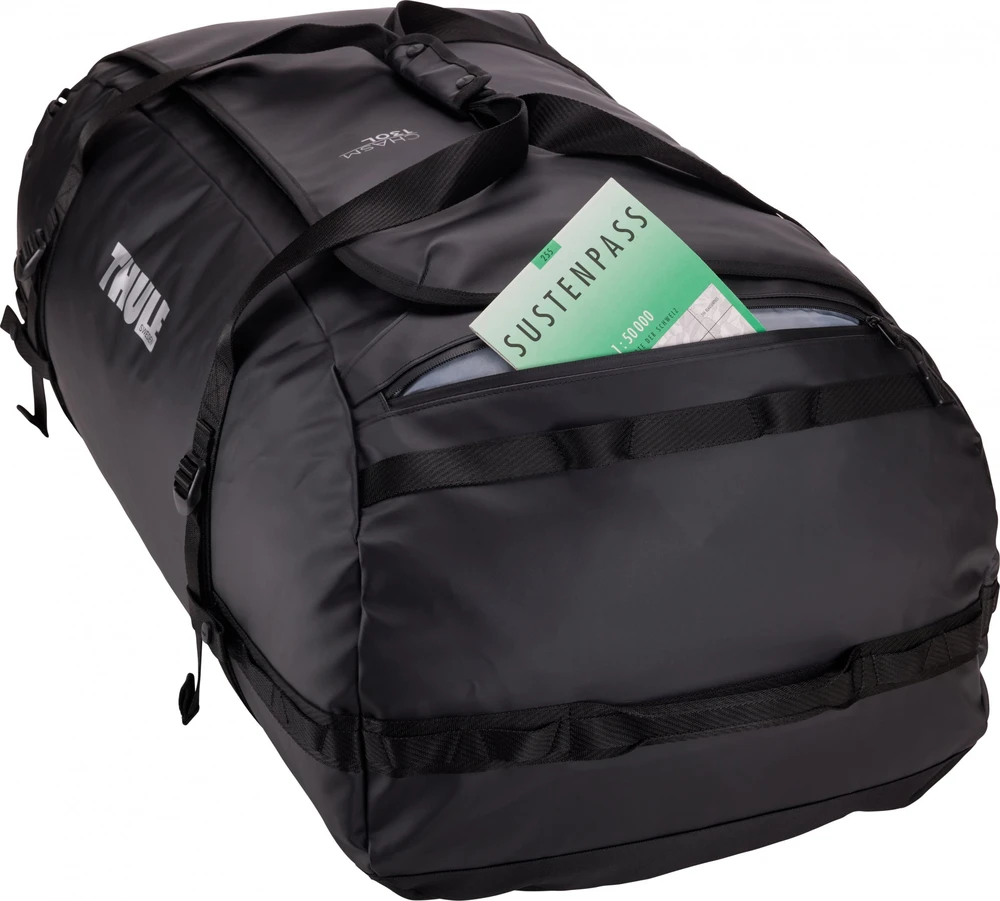 Kelioninis Thule | Chasm | Duffel bag | Atsparus vandeniui | Juodas