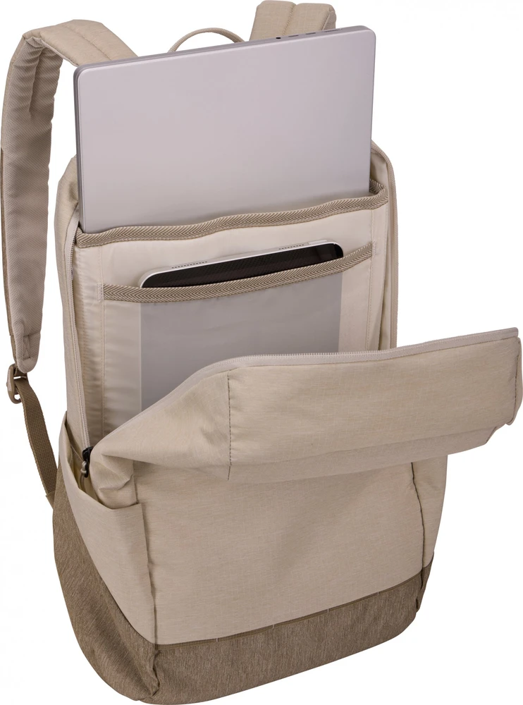 Thule | Lithos | Backpack 20L | Tinka iki 16 " | Nešiojamas kompiuteris backpack | Pelican Gray/Faded Khaki