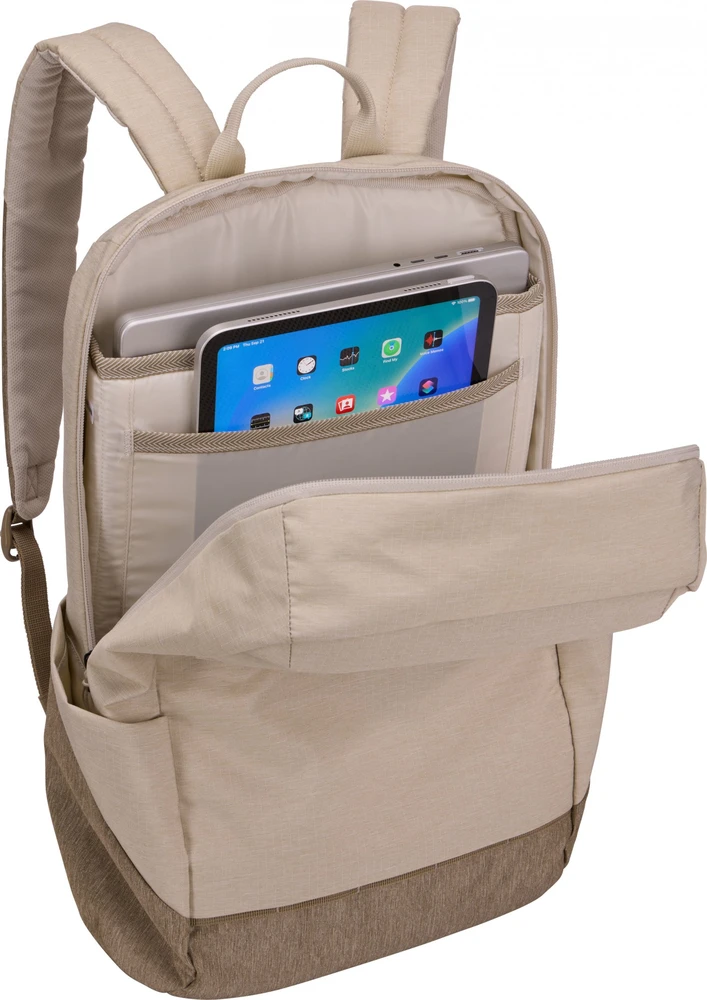 Thule | Lithos | Backpack 20L | Tinka iki 16 " | Nešiojamas kompiuteris backpack | Pelican Gray/Faded Khaki