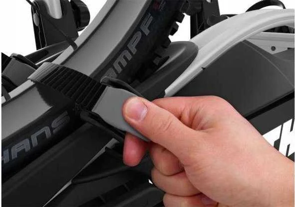 Thule dviračių laikiklis automobiliui VeloCompact 2 dviračiams, 13 PIN, aliuminis