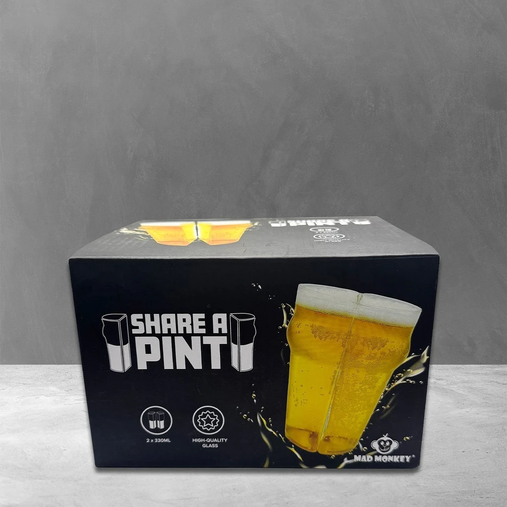Thumbs Up Mad Monkey Share a Pint Set Szklanki do piwa