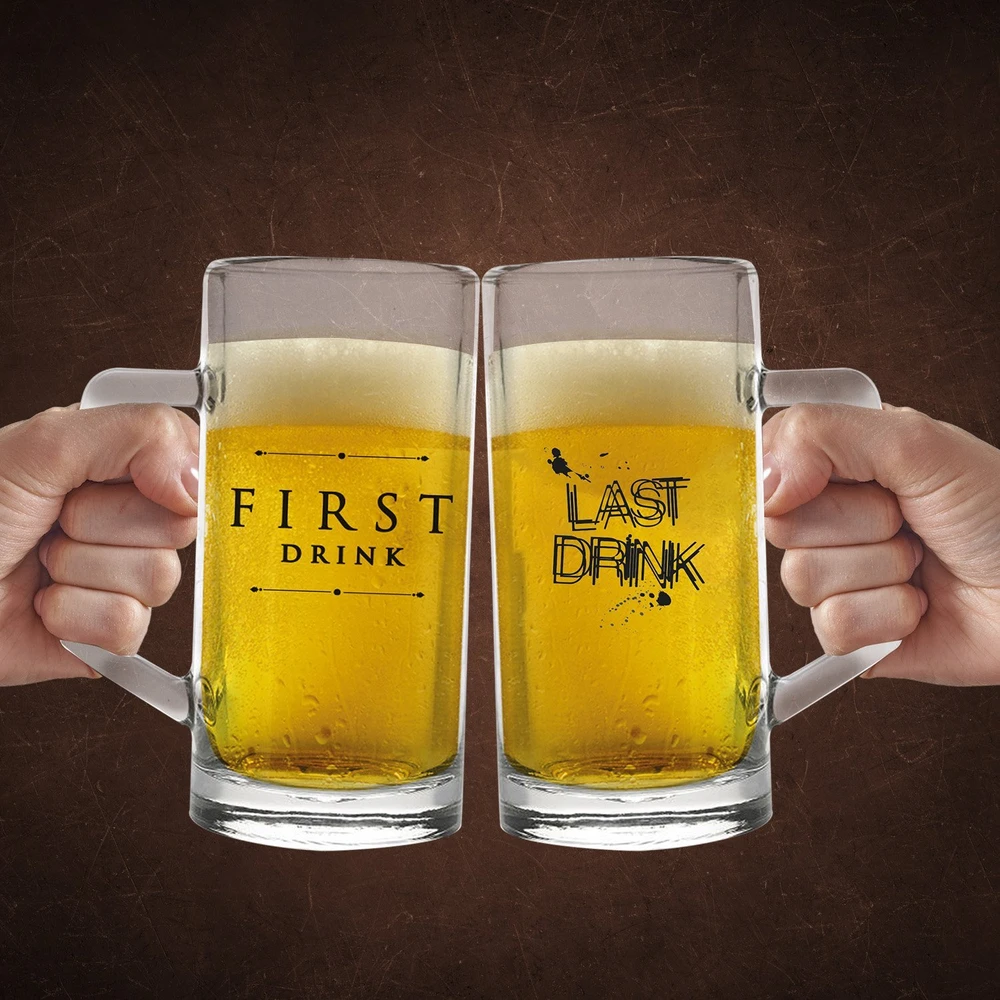Thumbs Up Mad Monkey szklanki First Drink/Last Drink