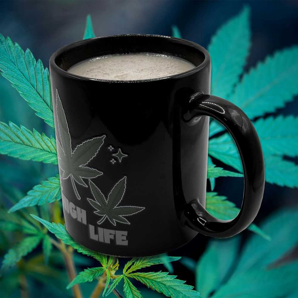 Thumbs Up Mad Monkey Puodelis „High Life Weed“ su besikeičiančia spalva