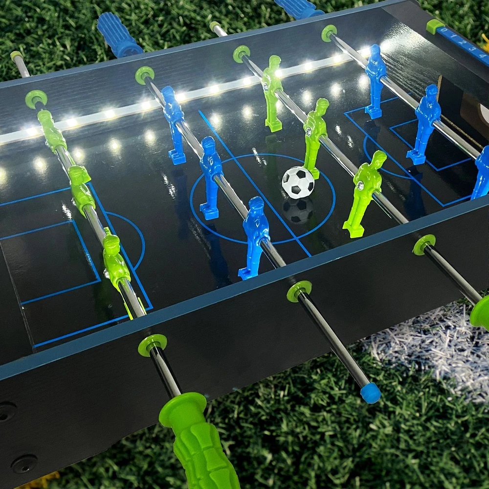 „Mad Monkey“ – stalo futbolo stalas su LED lempomis