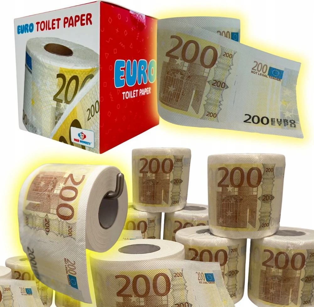 Thumbs Up Mad Monkey - Toilettenpapier ''200Euro''