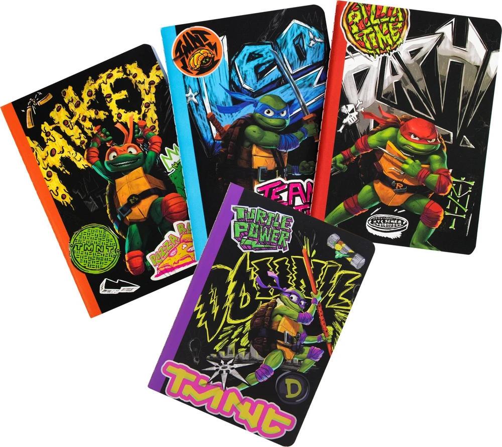 Thumbs Up Nykštys aukštyn Nykštys aukštyn! Informacinis bučinys 4 vnt. rinkinys - TMNT