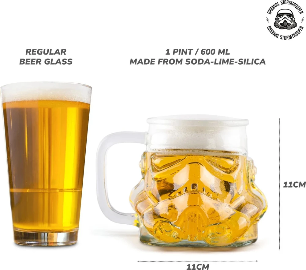 Thumbs Up Star Wars - Kufel stiklinis STORMTROOPER 600 ml