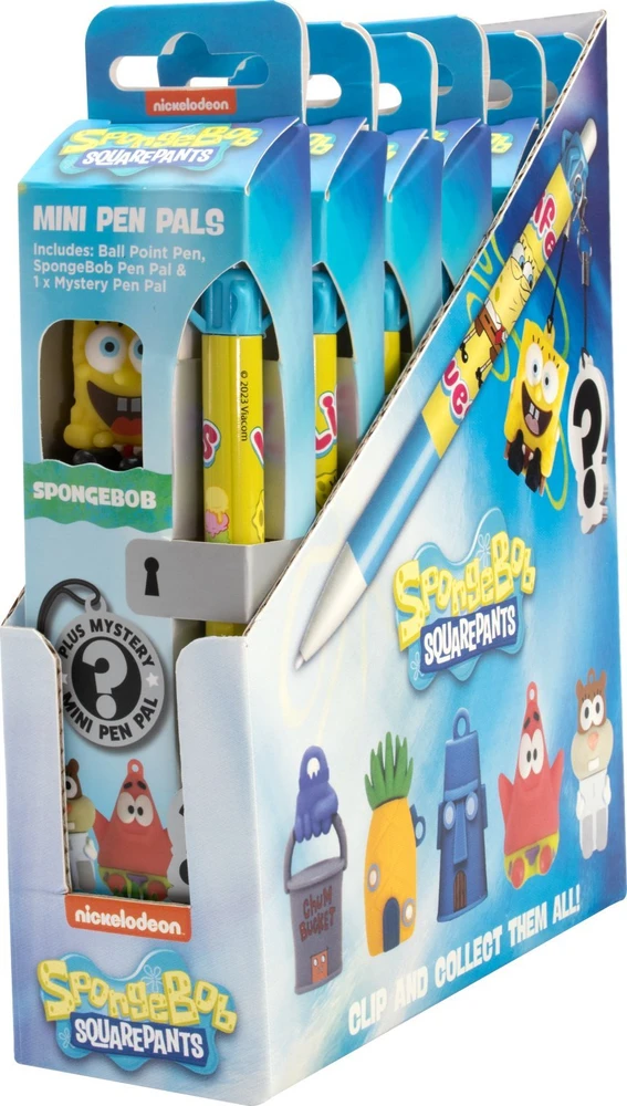 Thumbs Up ThumbsUP! Rinkinys 4 długopisów żelowych SpongeBob