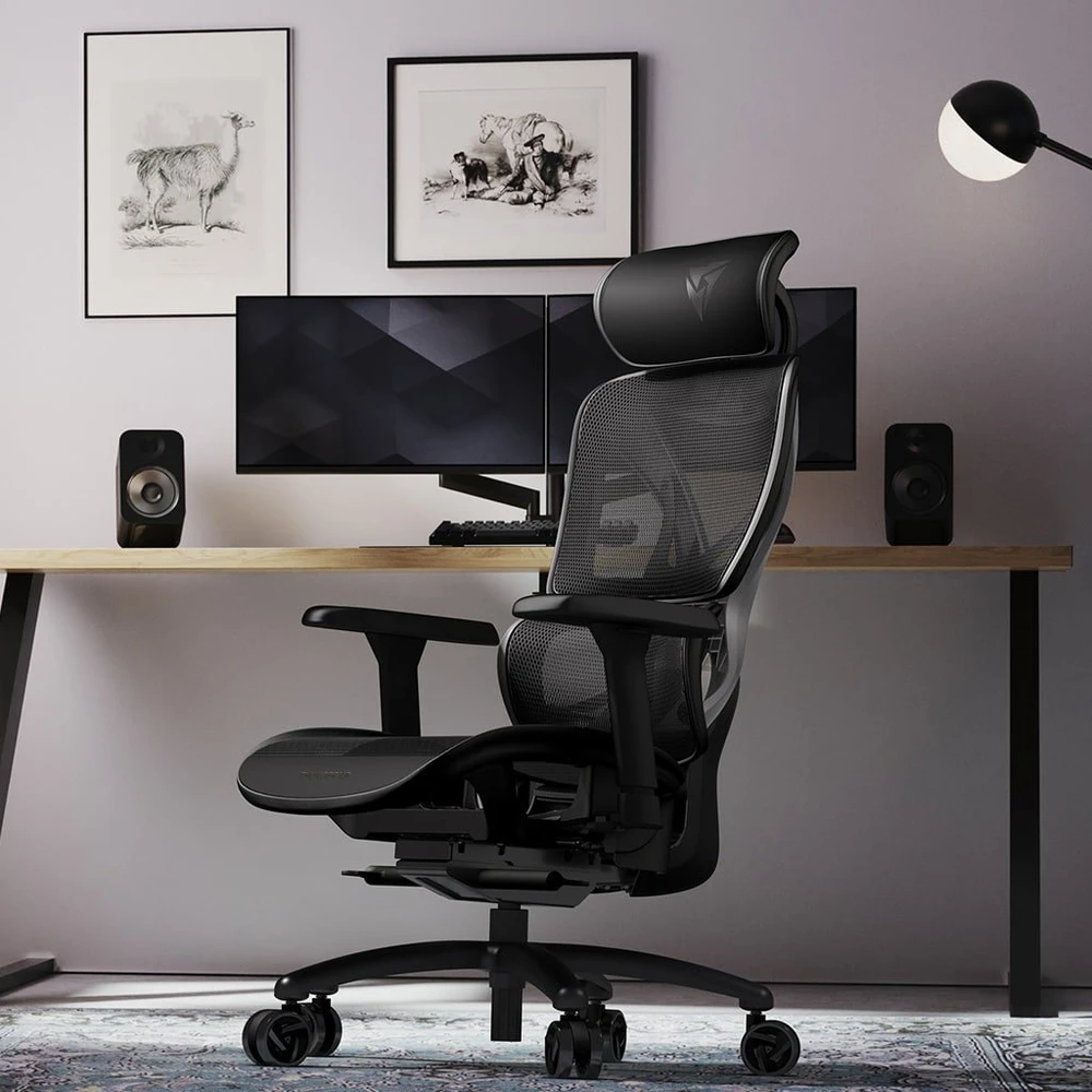 ThunderX3 XTC ergonominė ofiso kėdė, Mesh – juodos spalvos