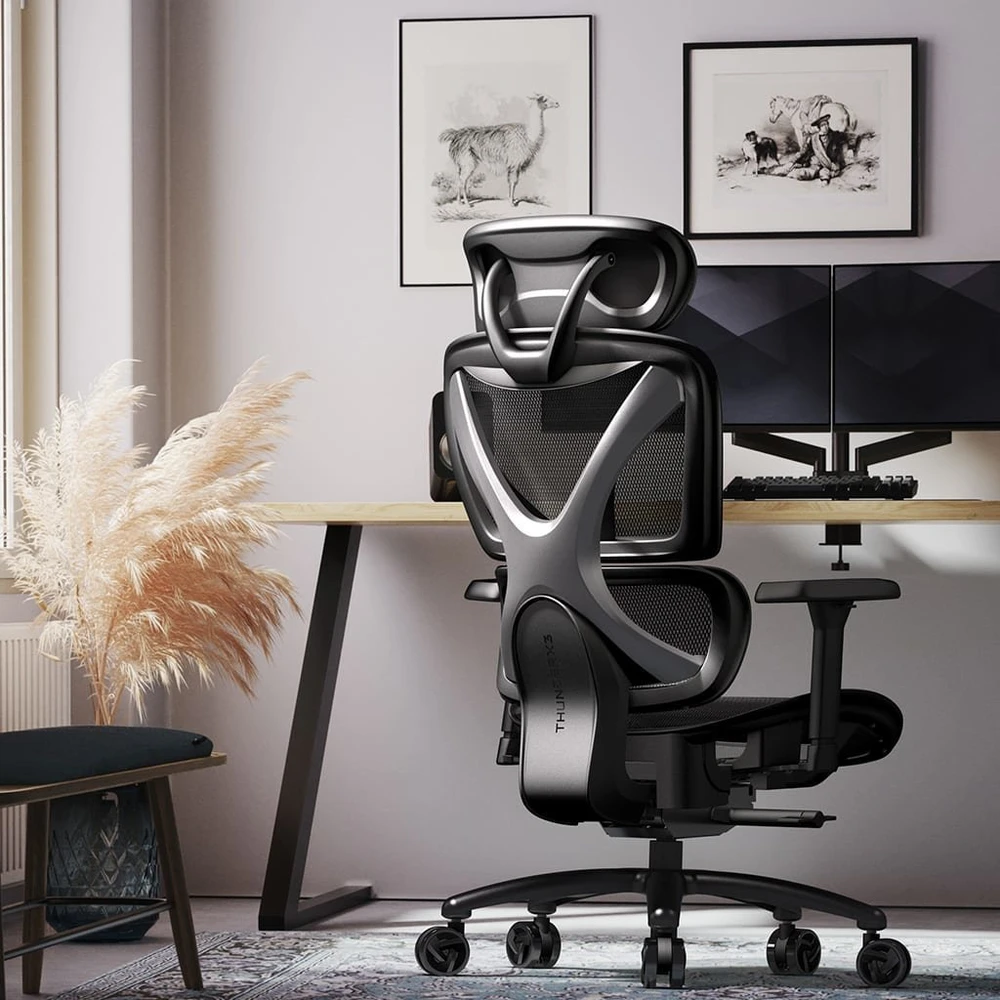 ThunderX3 XTC ergonominė ofiso kėdė, Mesh – juodos spalvos