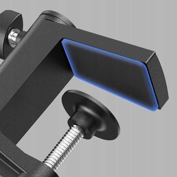 „Fifine Straight“ stalo stovas „Fifine BM63W“ mikrofonui, metalinis laikiklis