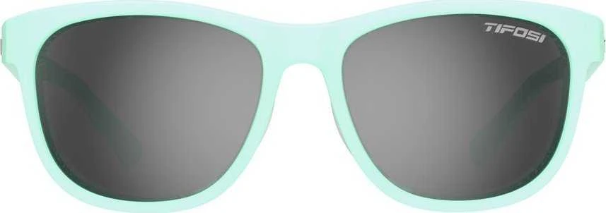 TIFOSI SWANK POLARIZED akiniai nuo saulės, satininio krištolo, žalsvai mėlyni (1 dūminis poliarizuotas lęšis, 15,4 % šviesos pralaidumas)