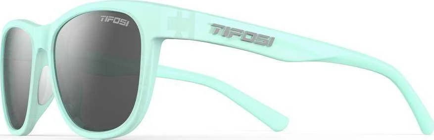 TIFOSI SWANK POLARIZED akiniai nuo saulės, satininio krištolo, žalsvai mėlyni (1 dūminis poliarizuotas lęšis, 15,4 % šviesos pralaidumas)